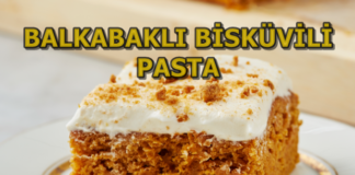 Balkabaklı Bisküvili Pasta Tarifi kolay Tekniklerle.